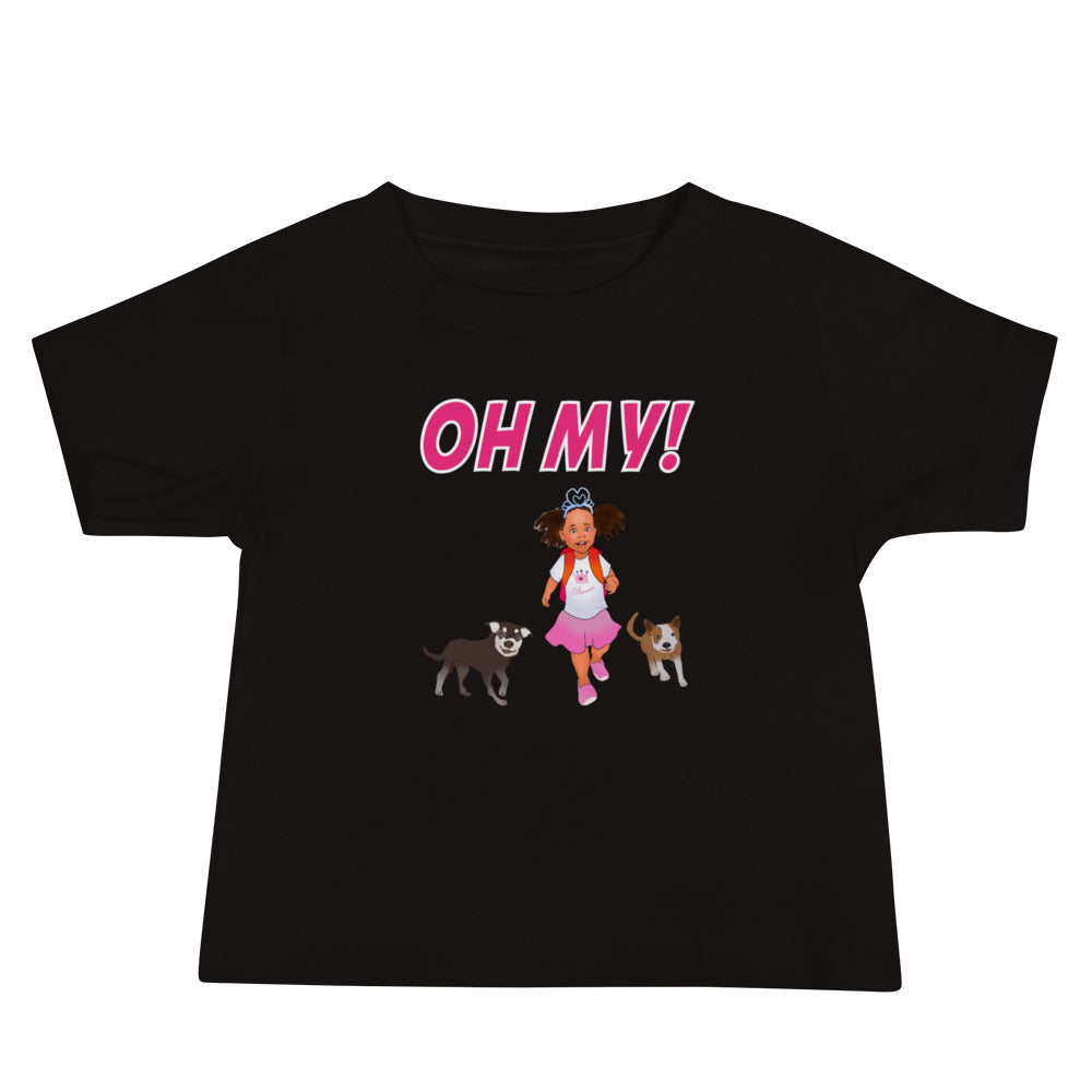 OH MY! Princess J'Adore and Ruffer Puffers Baby Jersey Short Sleeve Tee
