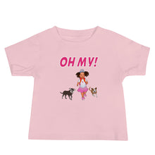 Load image into Gallery viewer, OH MY! Princess J&#39;Adore and Ruffer Puffers Baby Jersey Short Sleeve Tee
